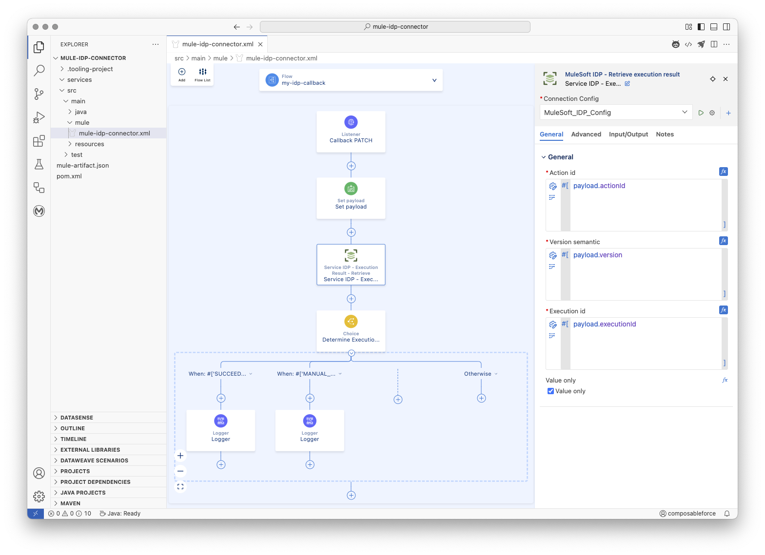 Anypoint Code Builder Configuration
